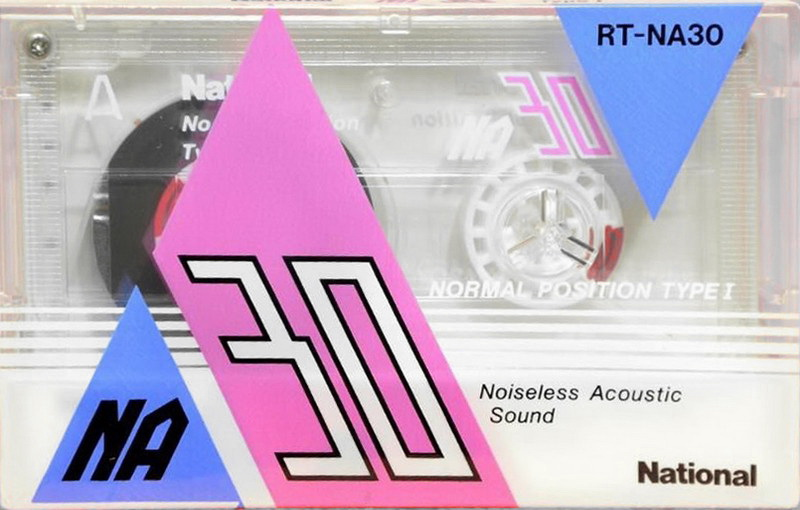 Compact Cassette National NA 30 "RT-NA30" Type I Normal 1987 Japan
