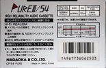 Compact Cassette Nagaoka Pure III 54 Type I Normal 1983 Japan