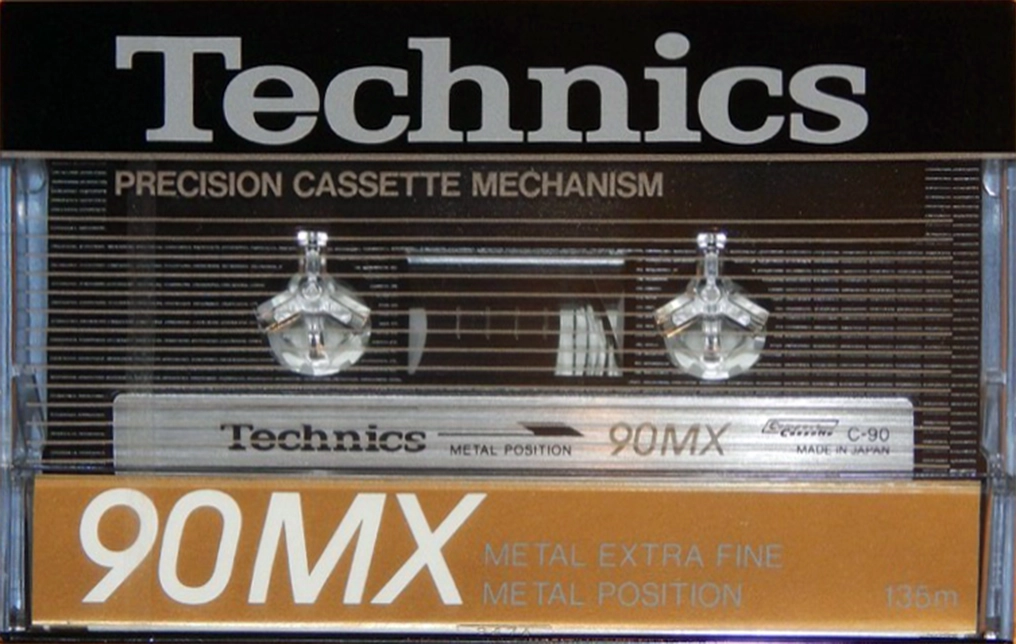 Compact Cassette Technics MX 90 "RT-90MX" Type IV Metal 1985 Europe