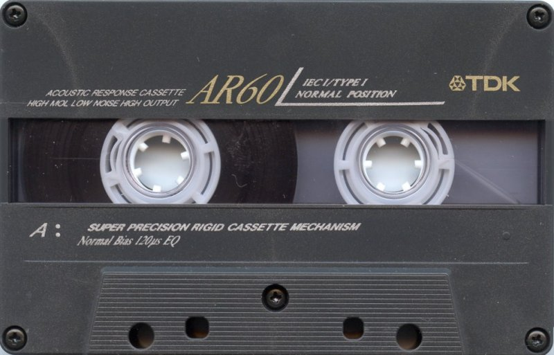 Compact Cassette TDK AR 60 "AR-60EA" Type I Normal 1995 Europe