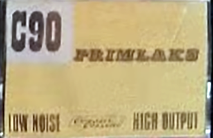 Compact Cassette Primlaks 90 Type I Normal Unknown Country
