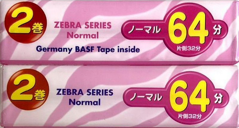Compact Cassette Daiso Zebra Series 64 Type I Normal 2003 Japan