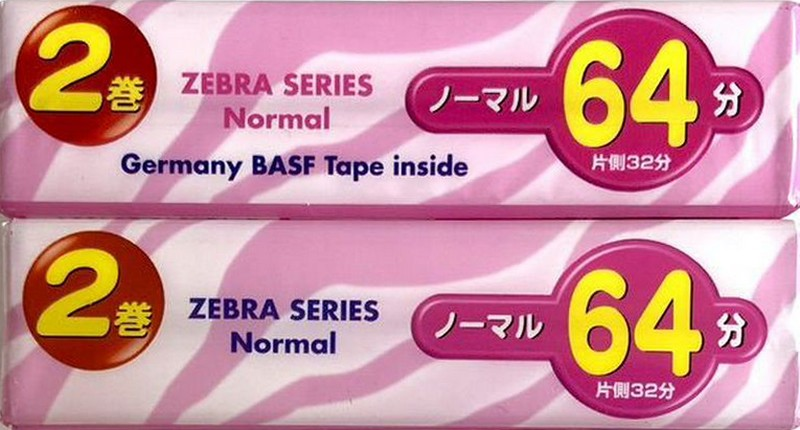 Compact Cassette:  Daiso - Zebra Series 64