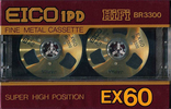 Compact Cassette Eico 1PD EX 60 Type II Chrome 1985 Japan