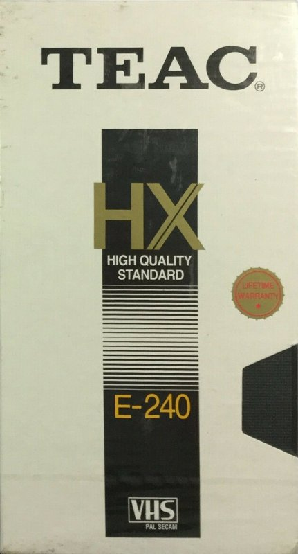 VHS, Video Home System Teac HX 240 Type I Normal Europe