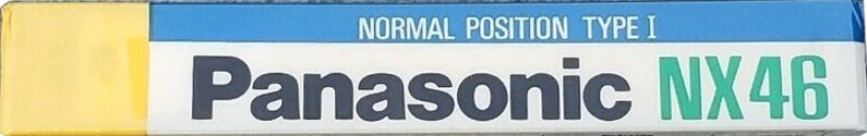 Compact Cassette Panasonic NX 46 "RT-NX46" Type I Normal 1989 Japan