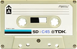 Compact Cassette TDK SD 45 Type I Normal 1973 Europe