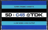 Compact Cassette TDK SD 45 Type I Normal 1973 Europe