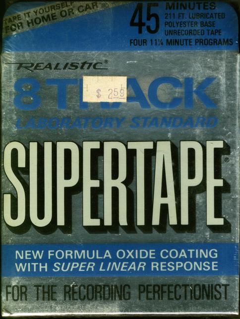 TRACK-8 Realistic Supertape 45 Type I Normal 1973 USA