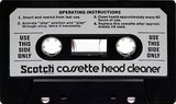 Compact Cassette Scotch Cleaning Cassette 1979 USA