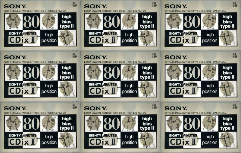 Compact Cassette: Sony  - CDix II 80