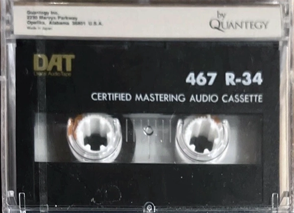Digital Audio Tape Ampex 467 34 Type IV Metal 1993 USA