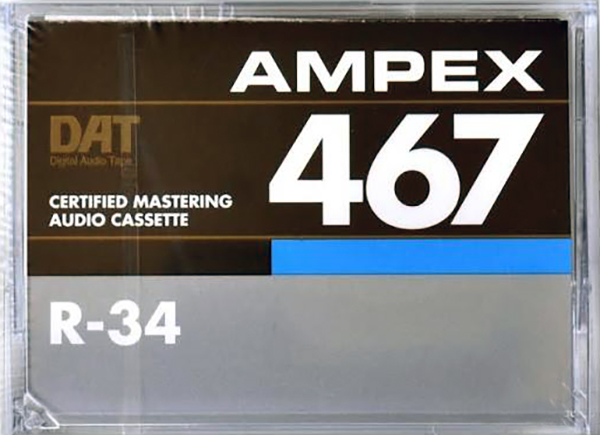 Digital Audio Tape Ampex 467 34 Type IV Metal 1993 USA