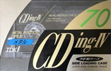 Compact Cassette TDK CDing Metal 70 "CDING4-70R" Type IV Metal 1992 Japan
