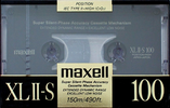 Compact Cassette Maxell XLII-S 100 Type II Chrome 1988 USA