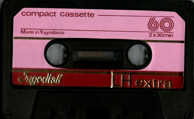 Compact Cassette Jugodisk LH extra 60 Type I Normal Yugoslavia