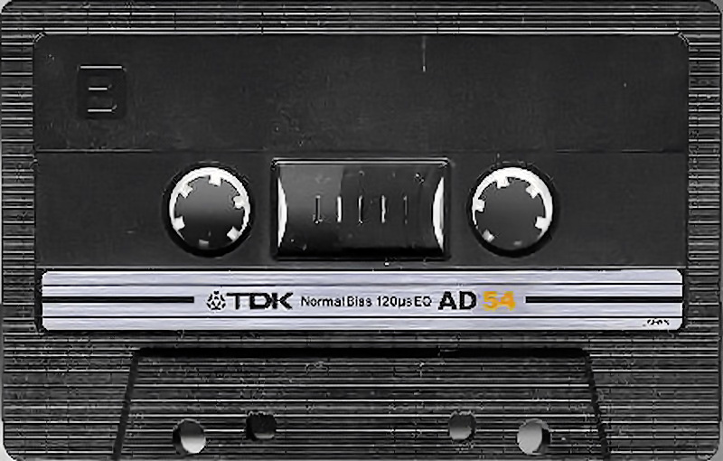 Compact Cassette TDK AD 54 Type I Normal 1982 Japan