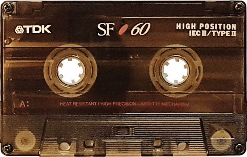 Compact Cassette TDK SF 60 "SF-60EA" Type II Chrome 1995 Europe