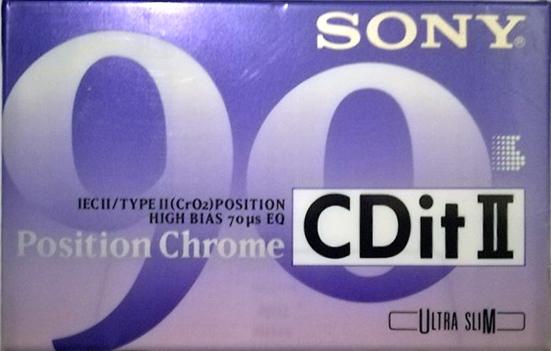 Compact Cassette: Sony  - CDit II 90