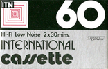 Compact Cassette International 60 Type I Normal Hong Kong