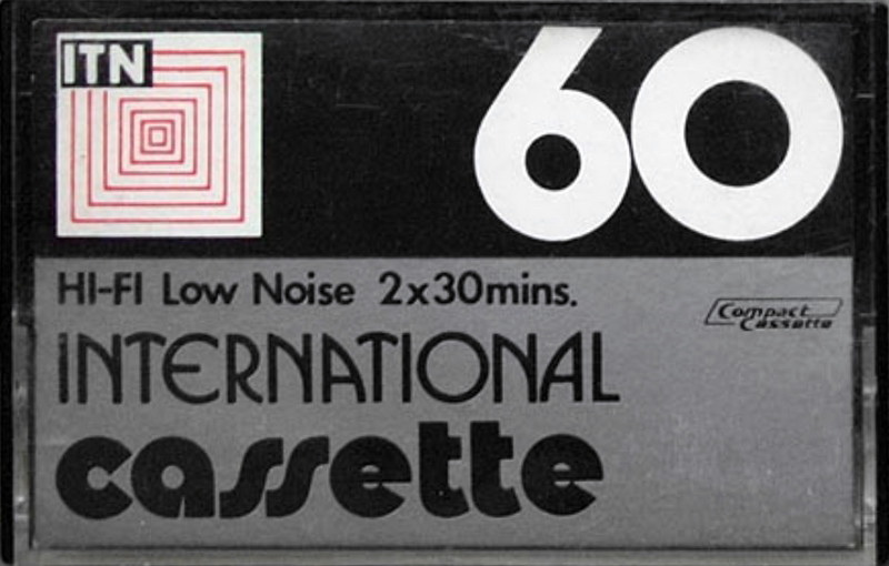 Compact Cassette International 60 Type I Normal Hong Kong