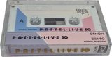 Compact Cassette Denon DX1 50 "Pastel Live W50" Type I Normal 1984 Japan