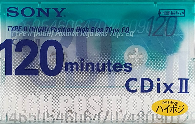 Compact Cassette: Sony  - CDix II 120