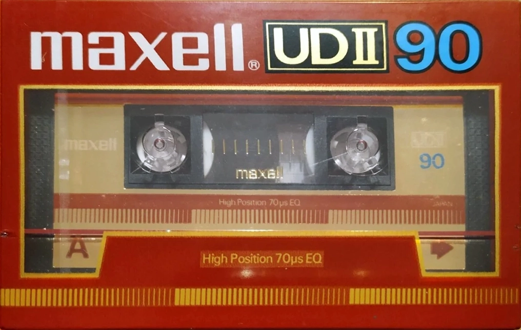 Compact Cassette Maxell UDII / UD2 90 Type II Chrome 1985 Japan