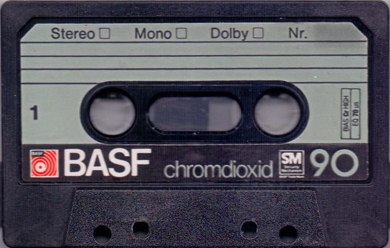 Compact Cassette BASF Chromdioxid 90 Type II Chrome 1978 Europe