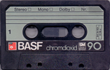Compact Cassette BASF Chromdioxid 90 Type II Chrome 1978 Europe