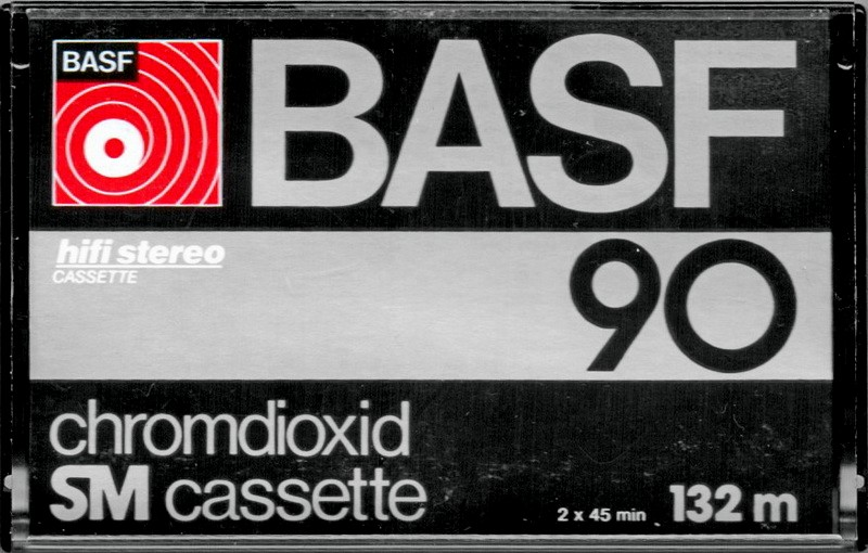 Compact Cassette BASF Chromdioxid 90 Type II Chrome 1978 Europe