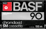 Compact Cassette BASF Chromdioxid 90 Type II Chrome 1978 Europe