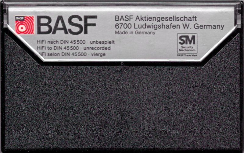 Compact Cassette BASF Chromdioxid 90 Type II Chrome 1978 Europe