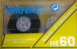 Compact Cassette Perfekt HE 60 Type I Normal Europe