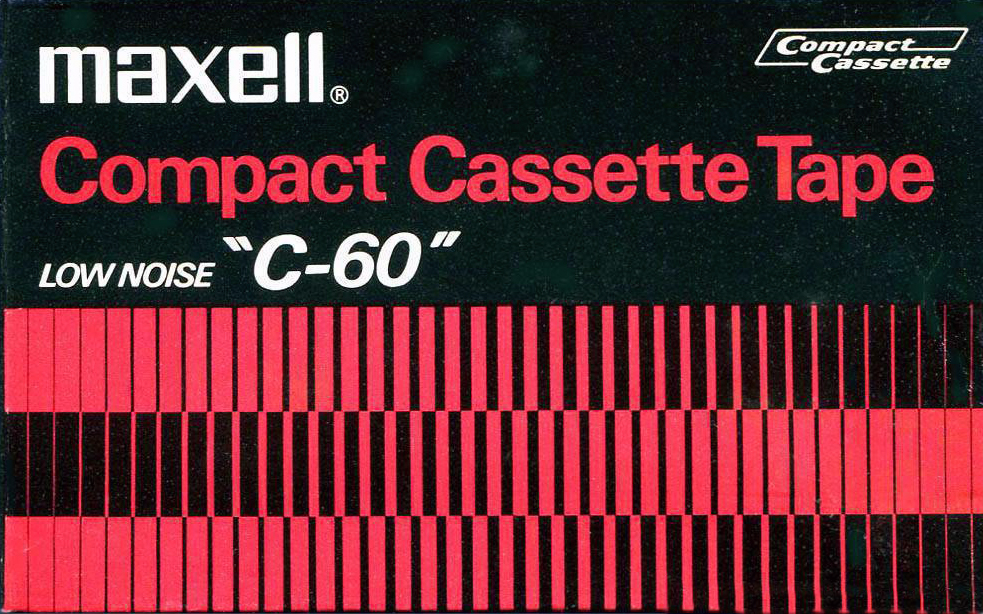 Compact Cassette Maxell 60 Type I Normal 1970 Japan
