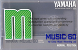 Compact Cassette Yamaha Music 60 Type I Normal 1986 Worldwide