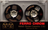 Compact Cassette Metall-Spulen 60 Type III Ferro Chrome Europe