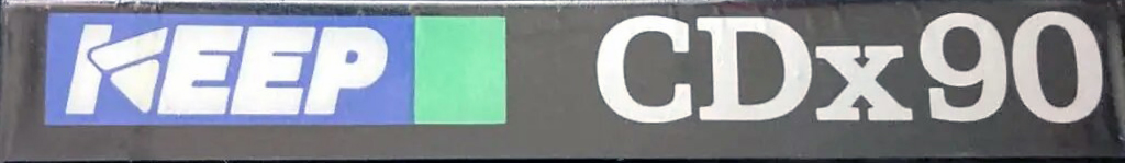Compact Cassette KEEP CDX 90 Type I Normal 1985 Japan