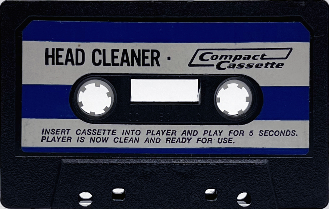 Compact Cassette Intersound Cleaning Cassette 1976 Europe