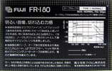 Compact Cassette Fuji FR-I 80 Type I Normal 1982 Japan