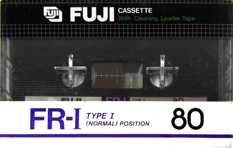 Compact Cassette Fuji FR-I 80 Type I Normal 1982 Japan
