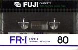 Compact Cassette Fuji FR-I 80 Type I Normal 1982 Japan