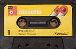 Compact Cassette BASF LH 60 Type I Normal 1973 Portugal