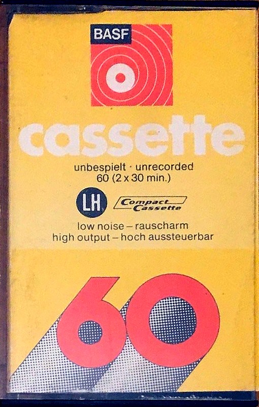 Compact Cassette BASF LH 60 Type I Normal 1973 Portugal