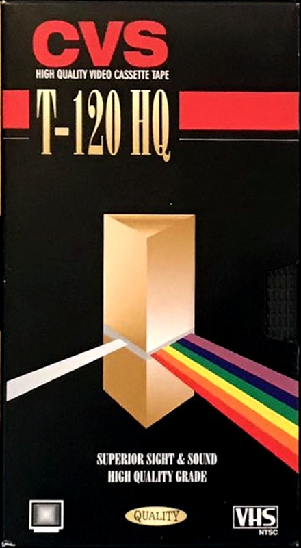 VHS, Video Home System CVS HQ 120 Type I Normal USA