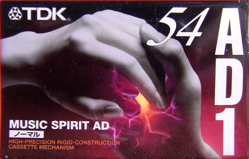 Compact Cassette TDK AD1 54 "AD1-54S" Type I Normal 1997 Japan