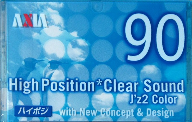 Compact Cassette AXIA J`z 2 Color 90 "JZ2K 90" Type II Chrome 2002 Japan