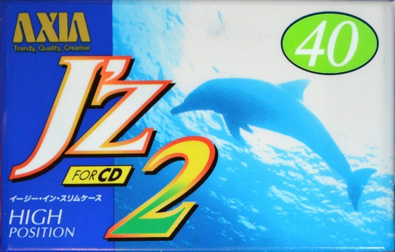 Compact Cassette AXIA J`z 2 40 "JZ2F 40" Type II Chrome 1996 Japan