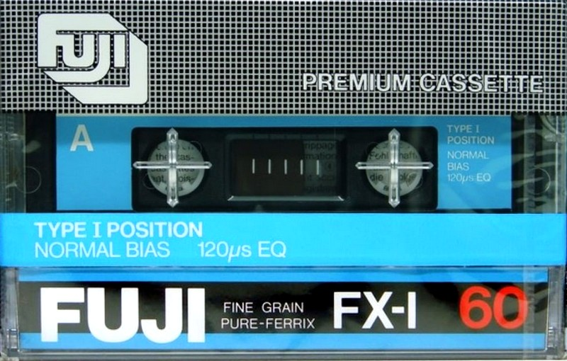Compact Cassette Fuji FX-I 60 Type I Normal 1980 Europe, North America