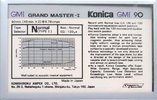 Compact Cassette Konica GM-I 90 "Grand Master I" Type I Normal 1984 USA